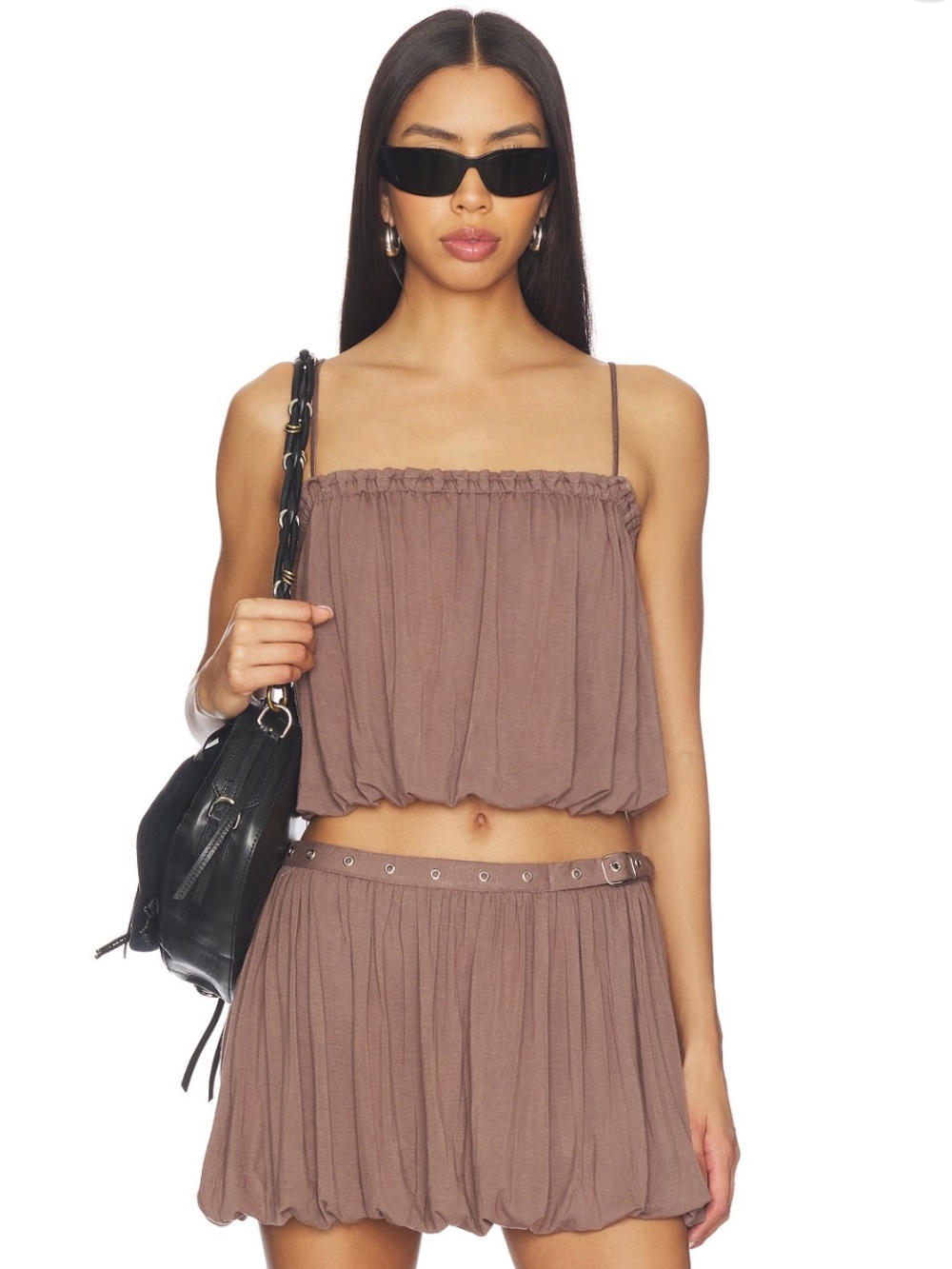 *superdown* DAKOA Bubble Top & Mini Skirt